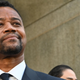 Cuba Gooding Jr. looks up as he departs his court arraignment in New York on October 15, 2019.